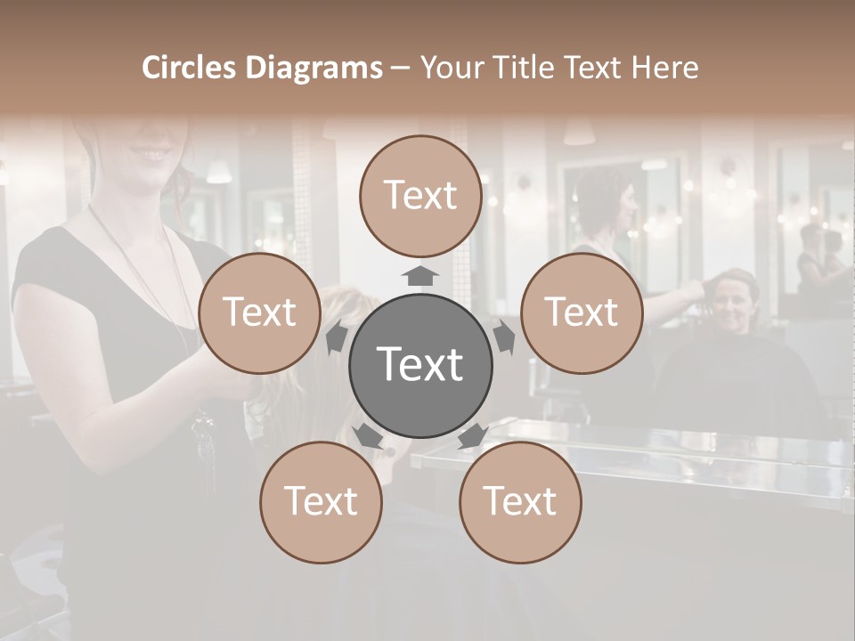 Woman Shop Happiness PowerPoint Template