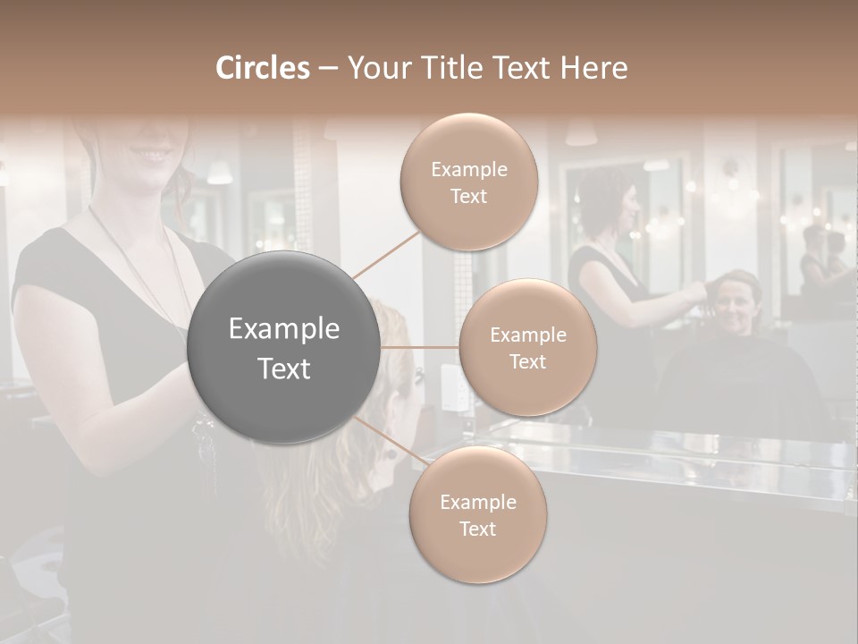 Woman Shop Happiness PowerPoint Template