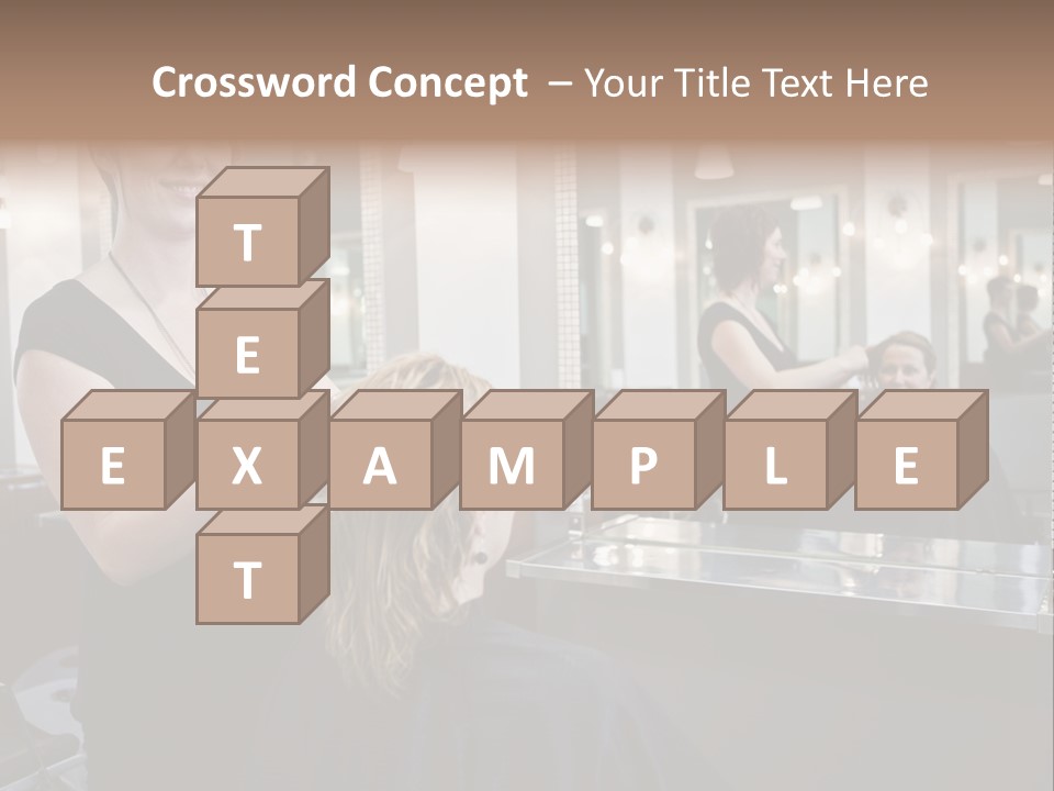 Woman Shop Happiness PowerPoint Template