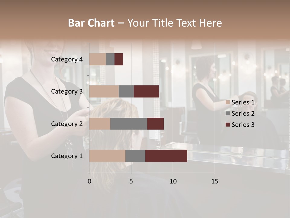 Woman Shop Happiness PowerPoint Template