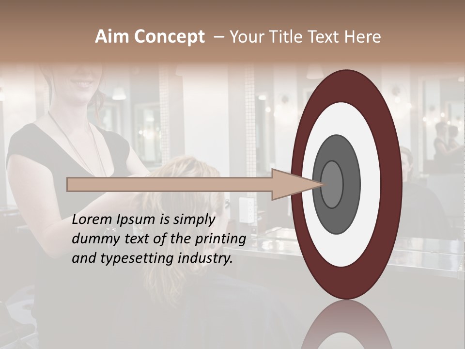 Woman Shop Happiness PowerPoint Template