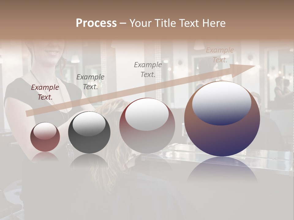 Woman Shop Happiness PowerPoint Template