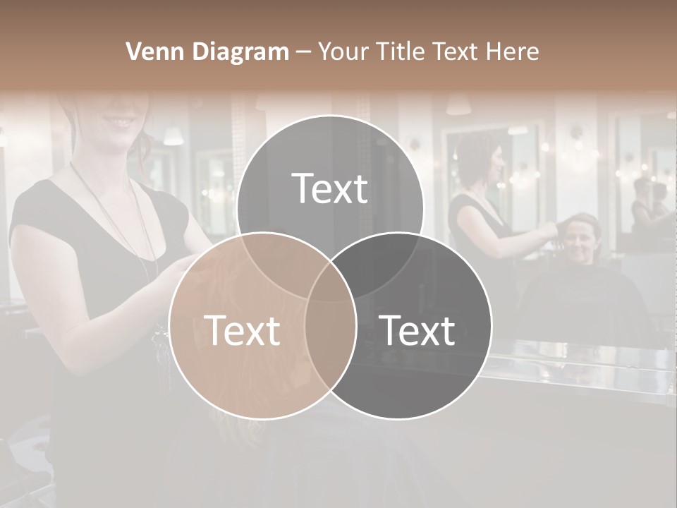 Woman Shop Happiness PowerPoint Template