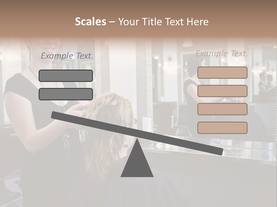 Woman Shop Happiness PowerPoint Template