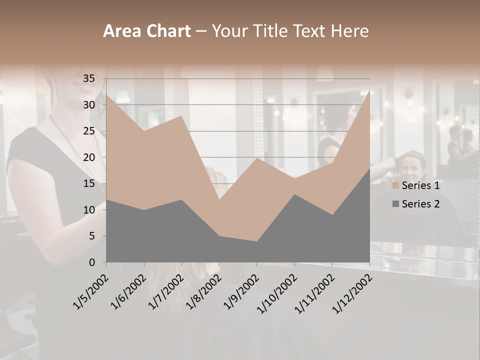 Woman Shop Happiness PowerPoint Template