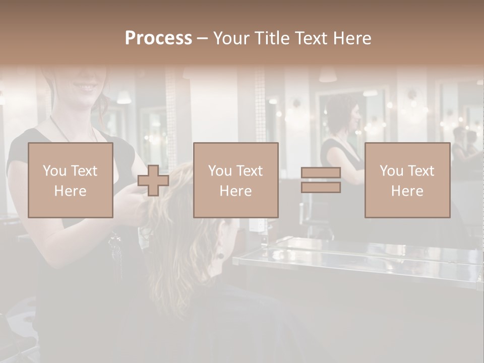 Woman Shop Happiness PowerPoint Template