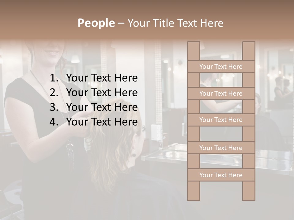 Woman Shop Happiness PowerPoint Template