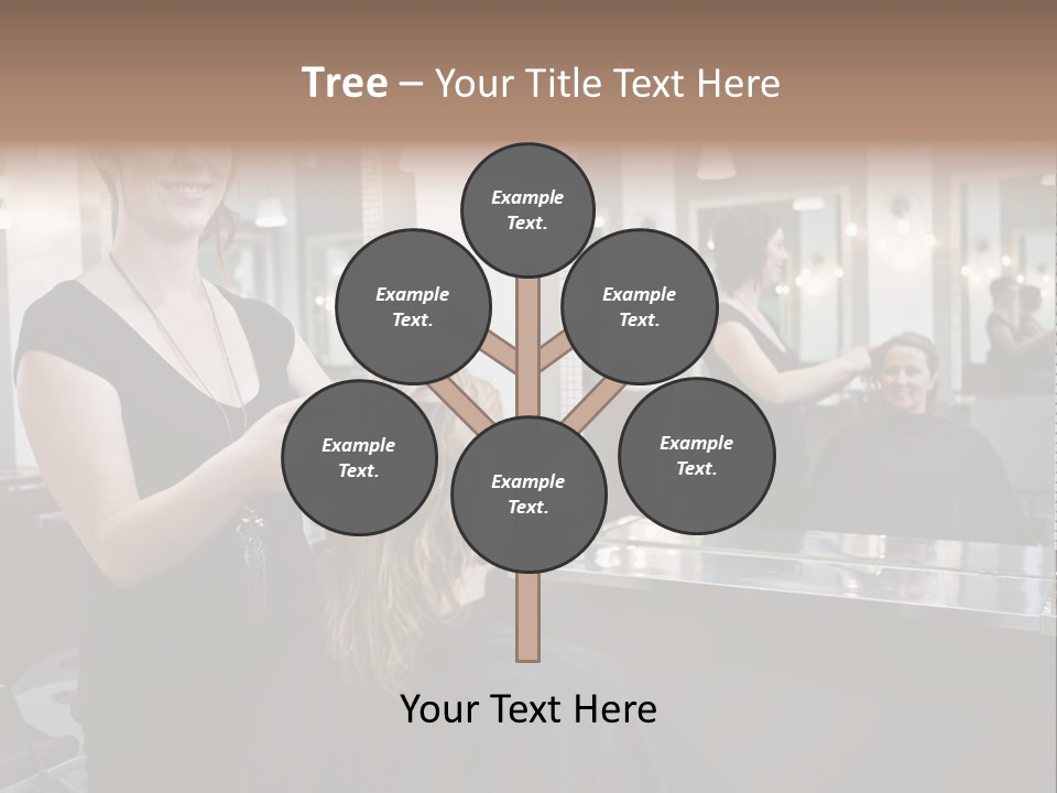 Woman Shop Happiness PowerPoint Template