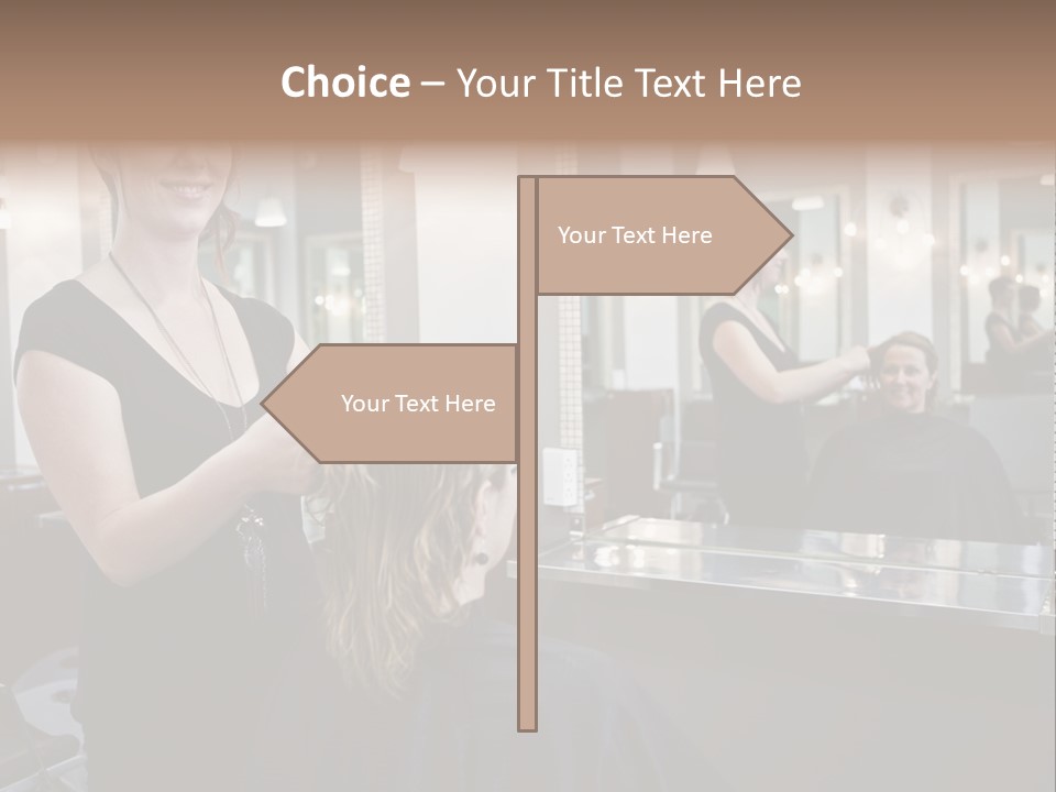 Woman Shop Happiness PowerPoint Template