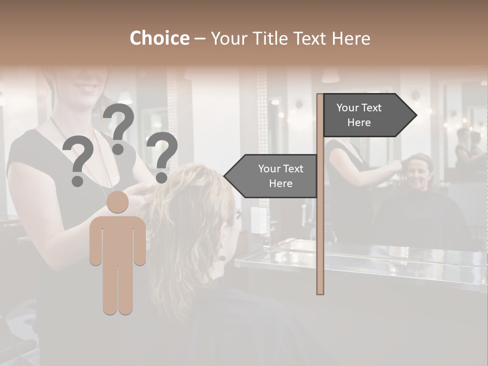Woman Shop Happiness PowerPoint Template