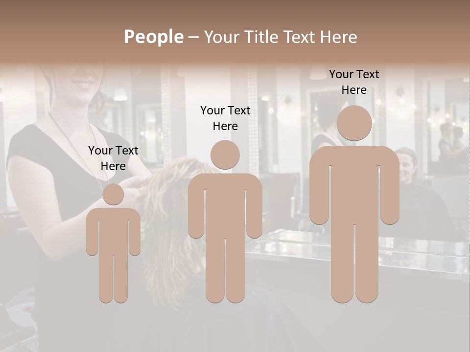 Woman Shop Happiness PowerPoint Template