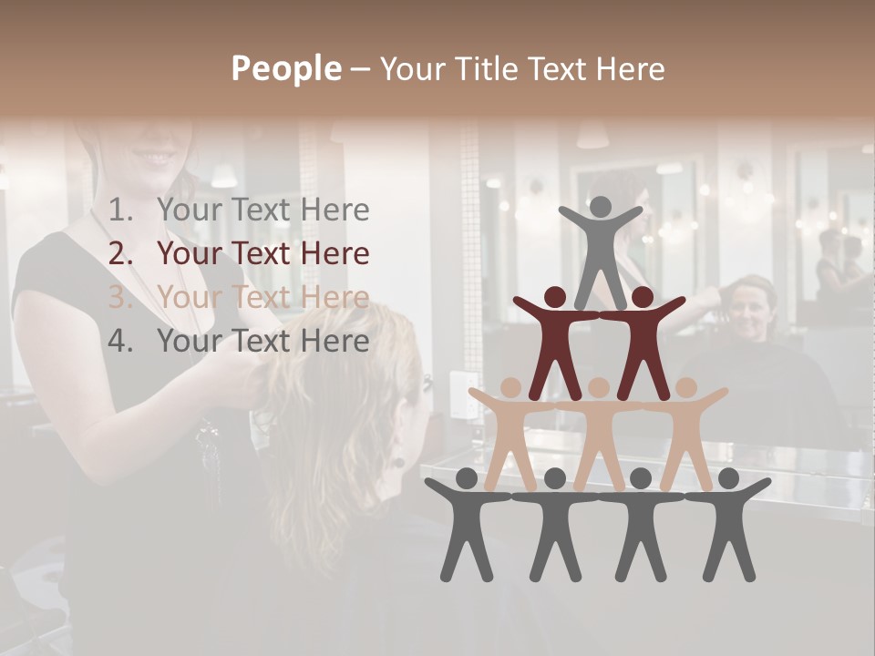 Woman Shop Happiness PowerPoint Template