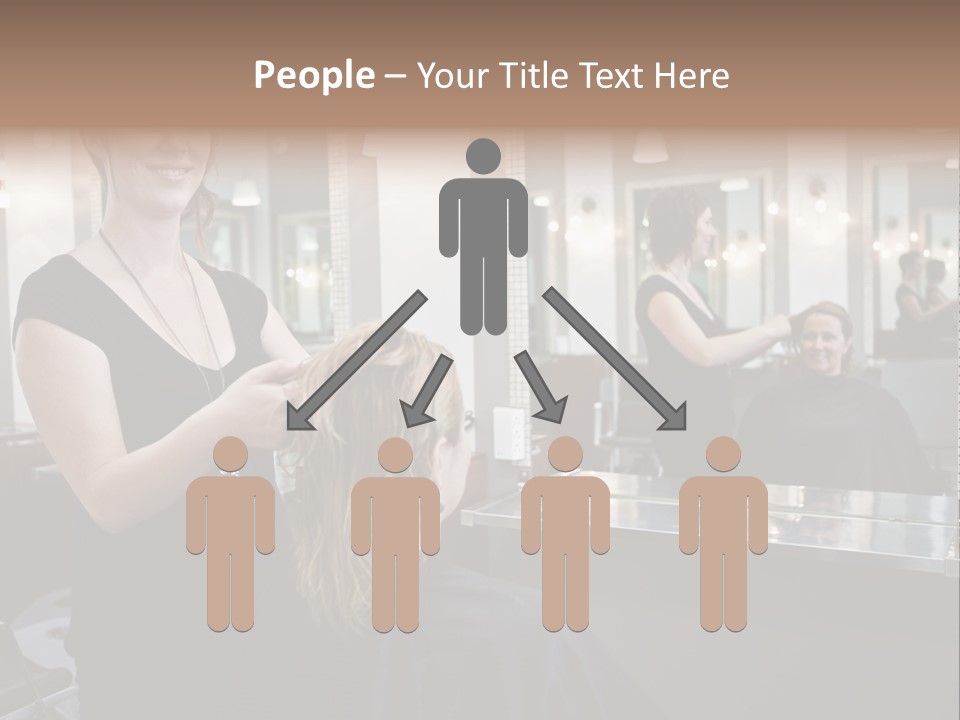 Woman Shop Happiness PowerPoint Template