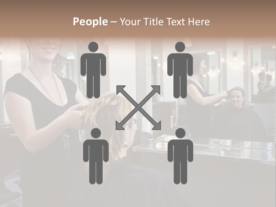 Woman Shop Happiness PowerPoint Template