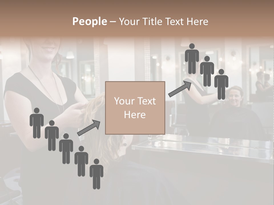 Woman Shop Happiness PowerPoint Template