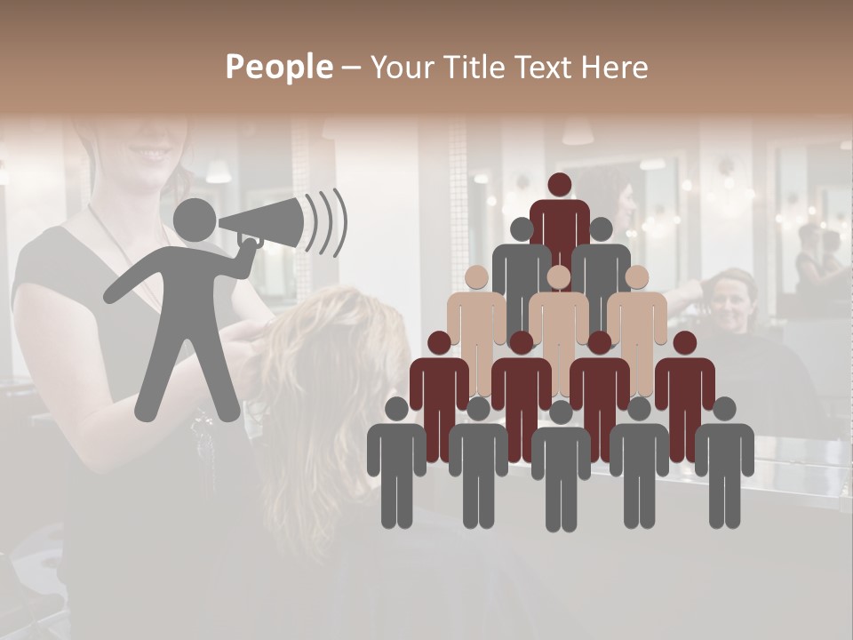 Woman Shop Happiness PowerPoint Template