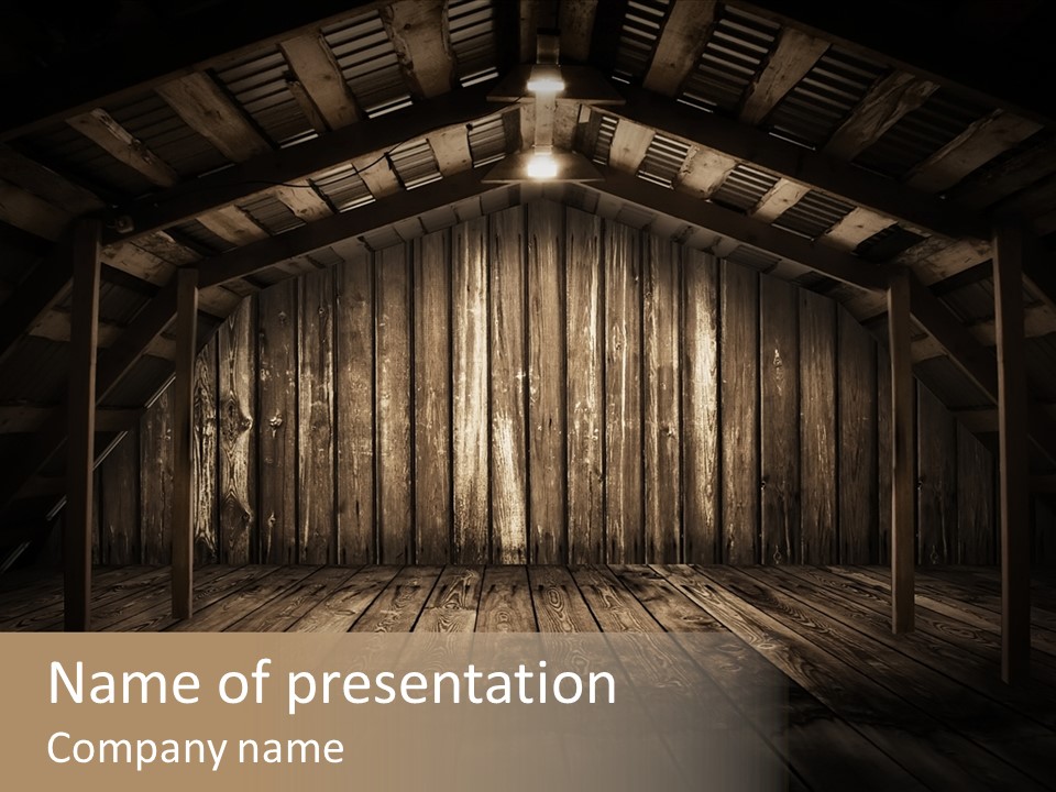 Grungy Blank Space PowerPoint Template