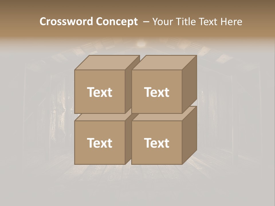 Grungy Blank Space PowerPoint Template
