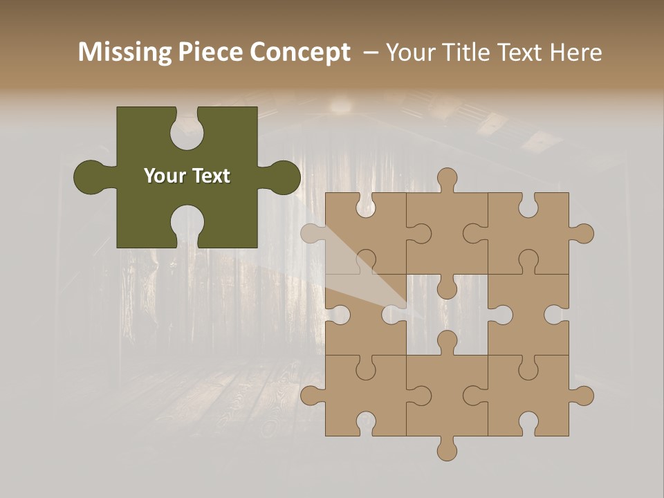 Grungy Blank Space PowerPoint Template