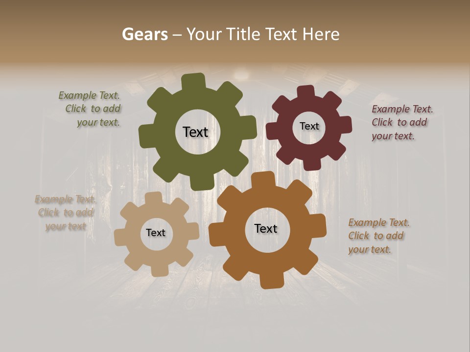 Grungy Blank Space PowerPoint Template