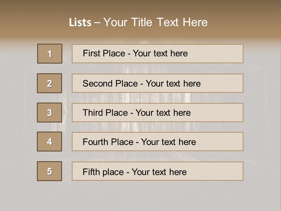 Grungy Blank Space PowerPoint Template