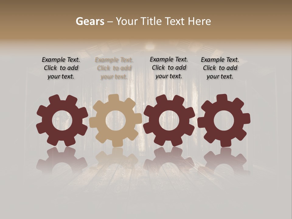 Grungy Blank Space PowerPoint Template