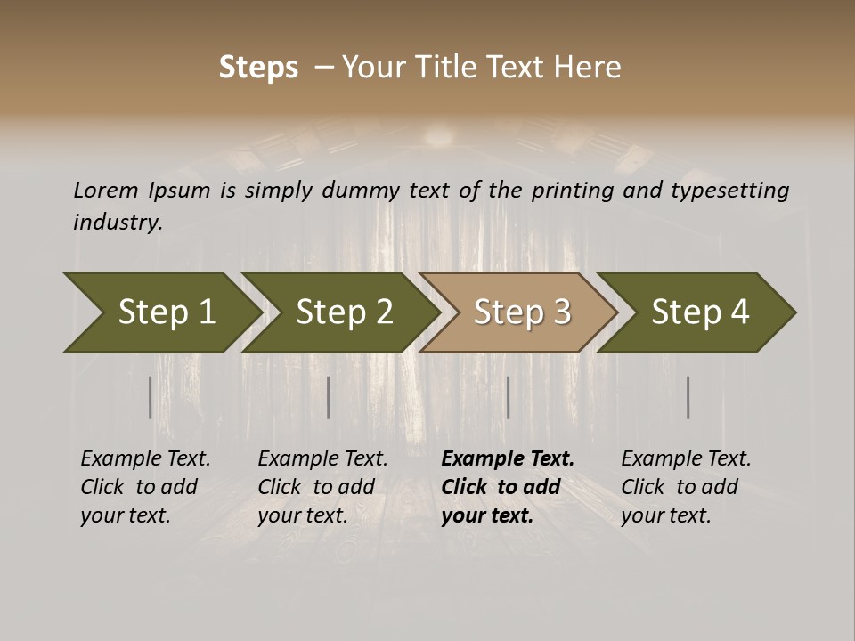 Grungy Blank Space PowerPoint Template