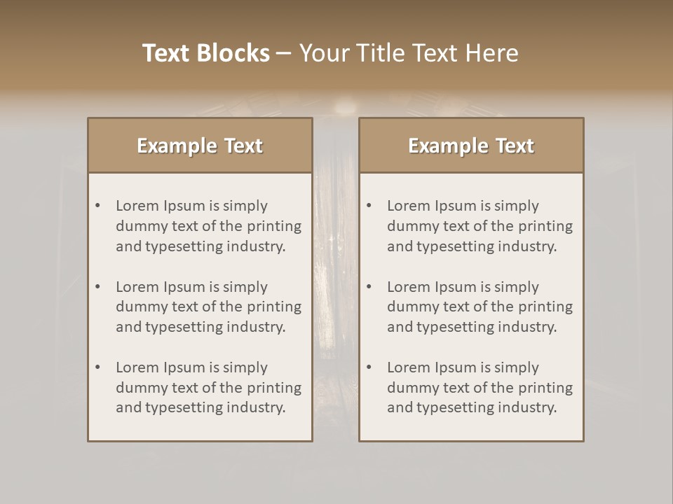 Grungy Blank Space PowerPoint Template