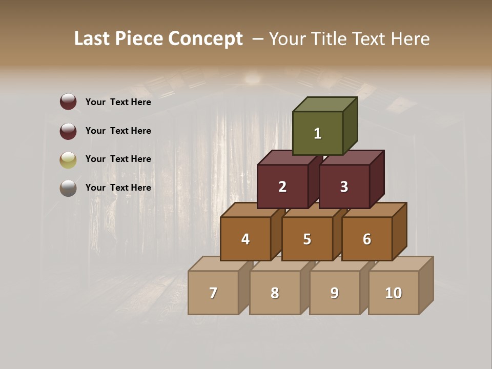 Grungy Blank Space PowerPoint Template