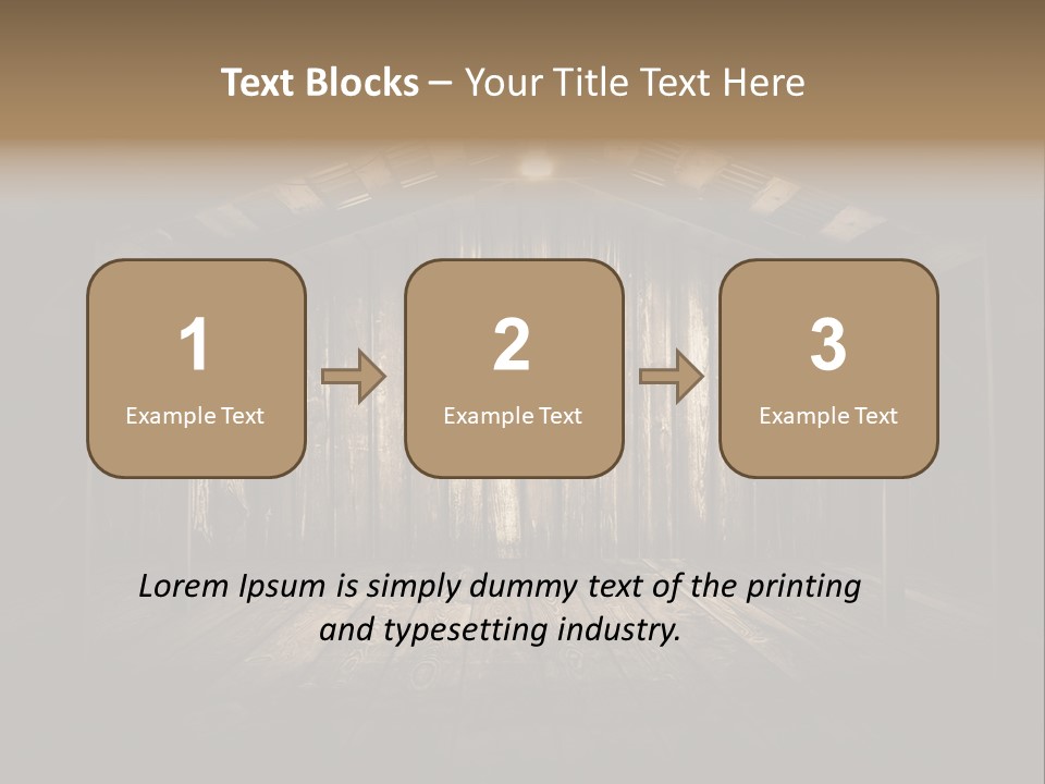 Grungy Blank Space PowerPoint Template