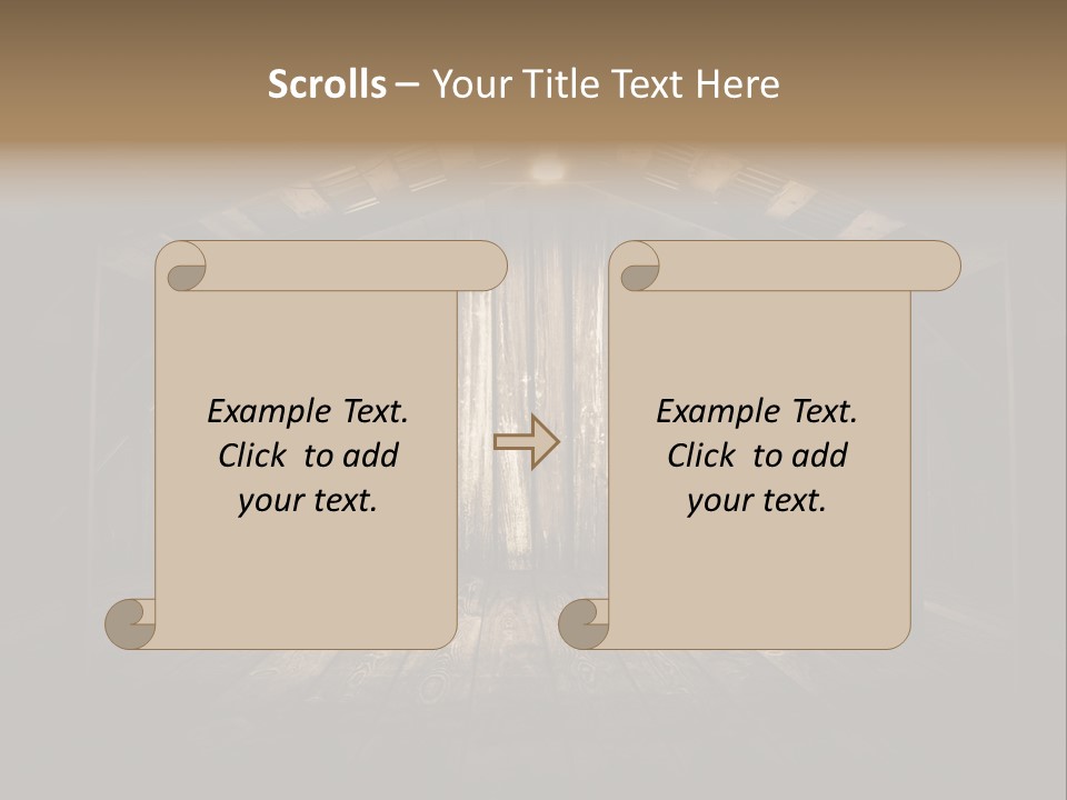 Grungy Blank Space PowerPoint Template