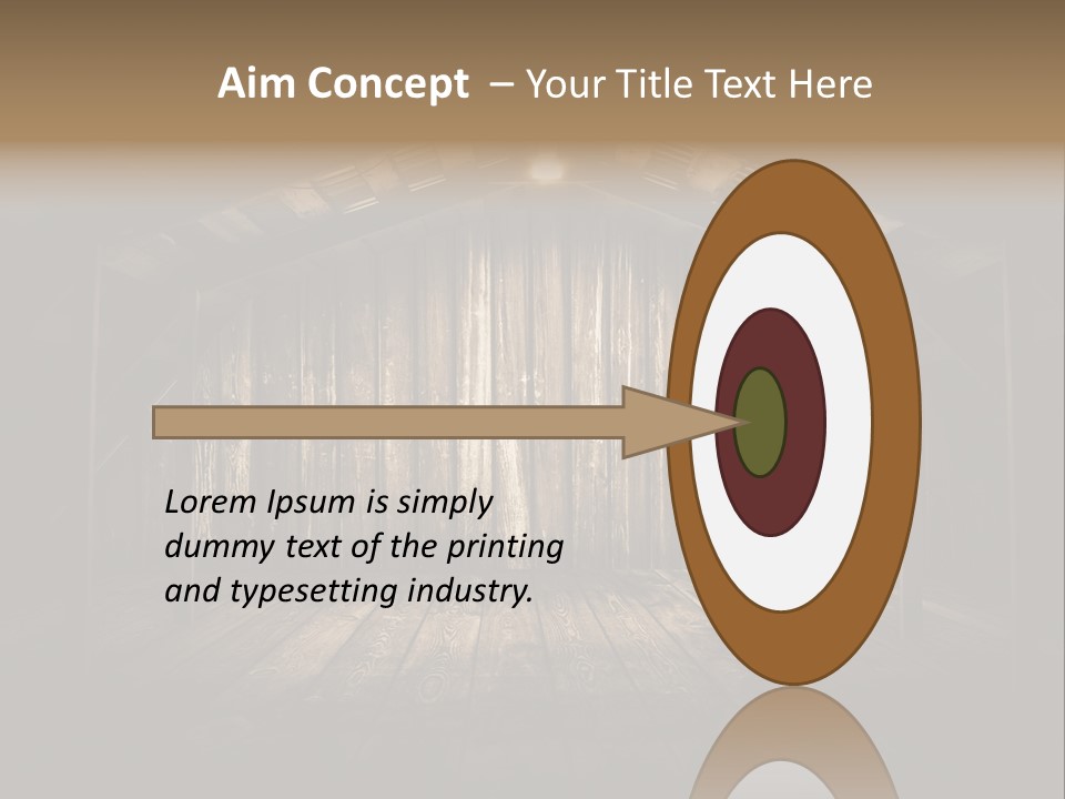 Grungy Blank Space PowerPoint Template