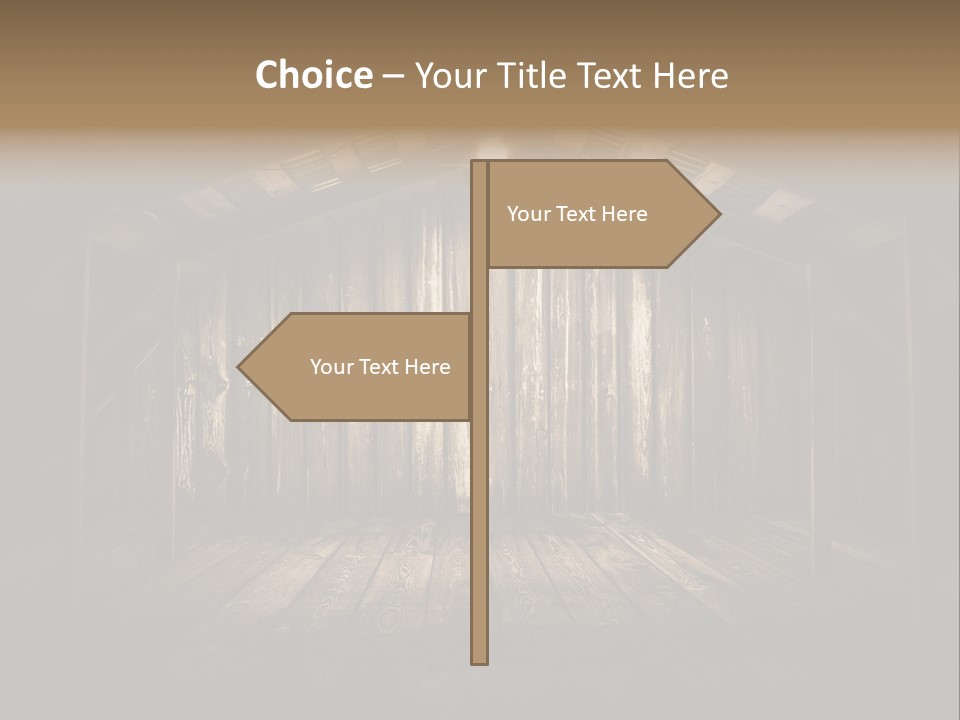 Grungy Blank Space PowerPoint Template