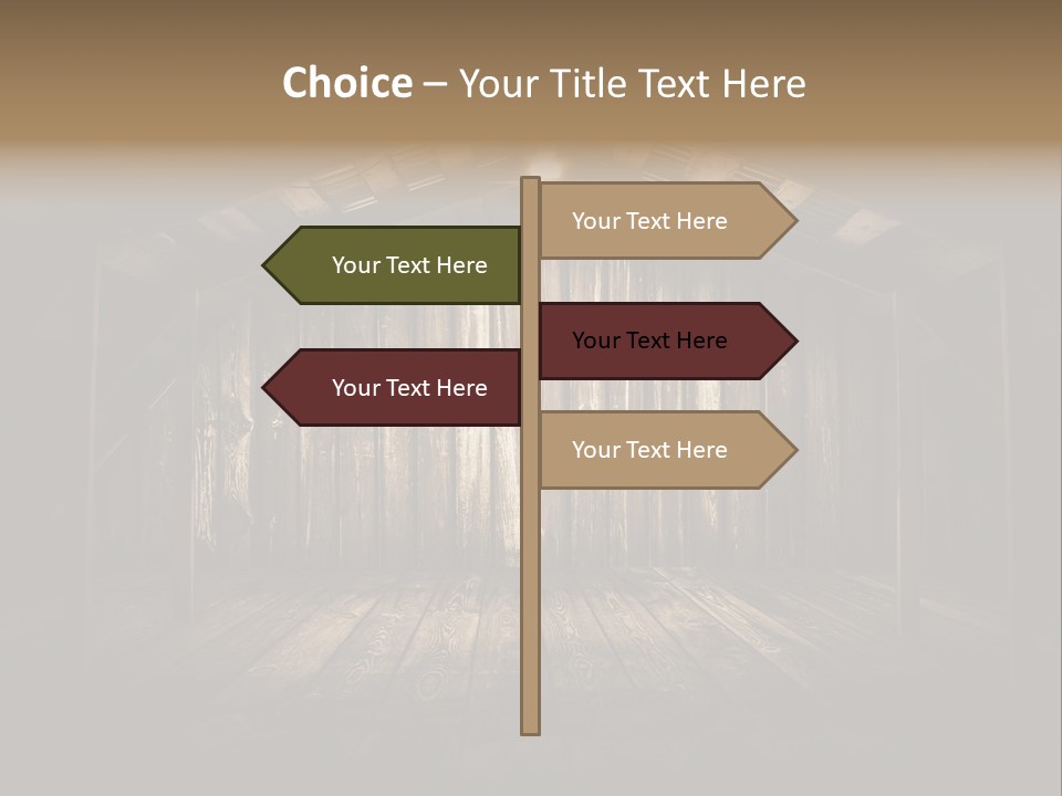 Grungy Blank Space PowerPoint Template