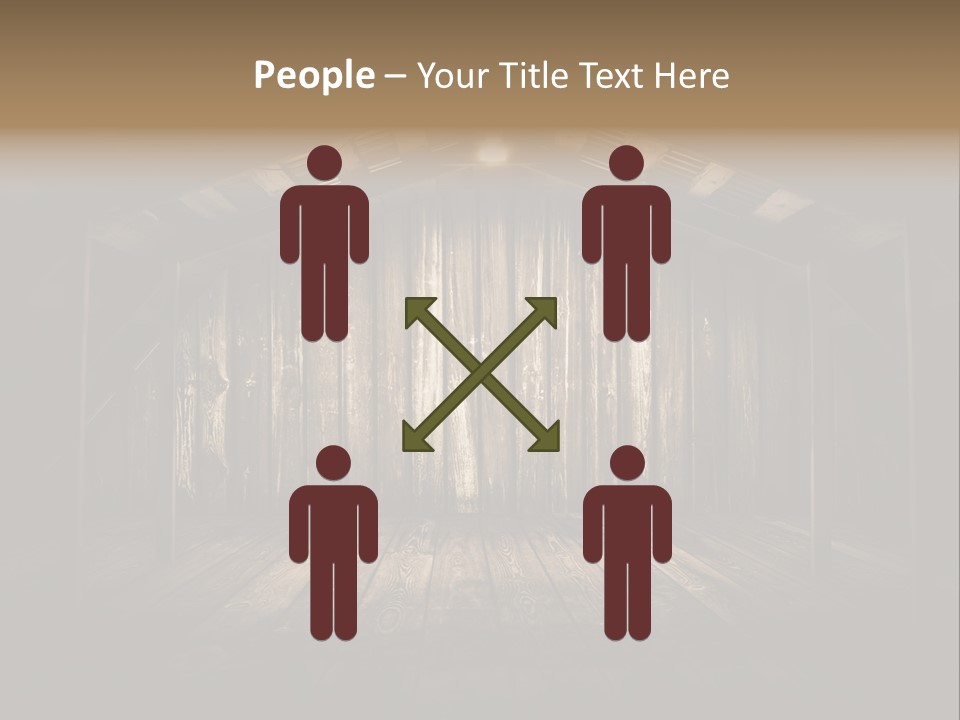 Grungy Blank Space PowerPoint Template