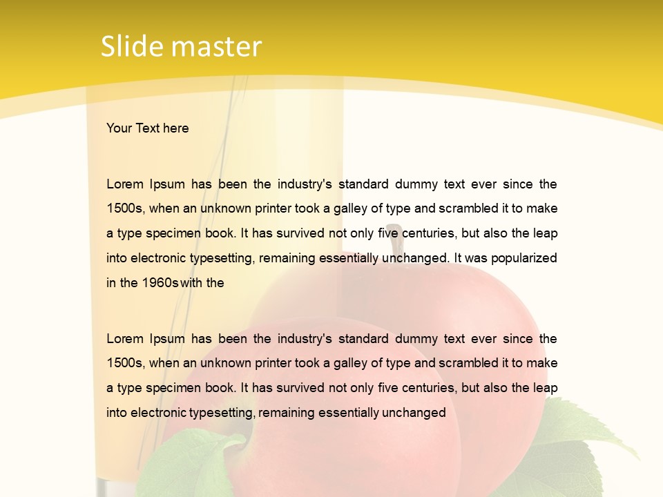 Apple Bright White PowerPoint Template