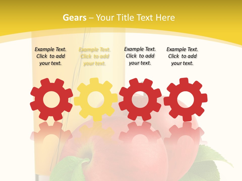 Apple Bright White PowerPoint Template