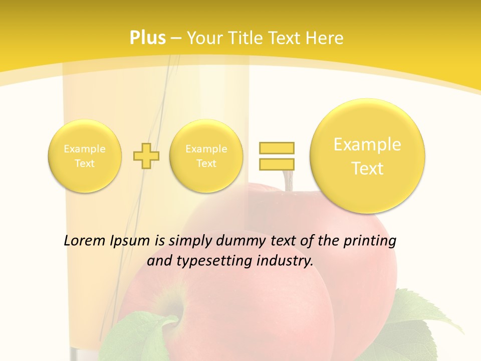 Apple Bright White PowerPoint Template