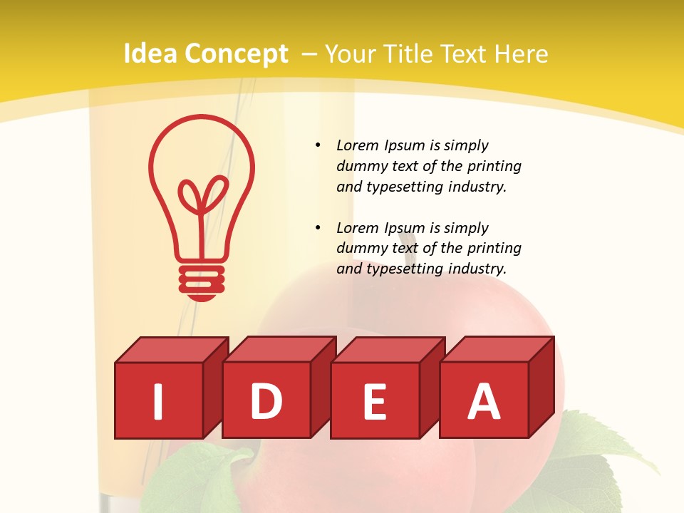 Apple Bright White PowerPoint Template