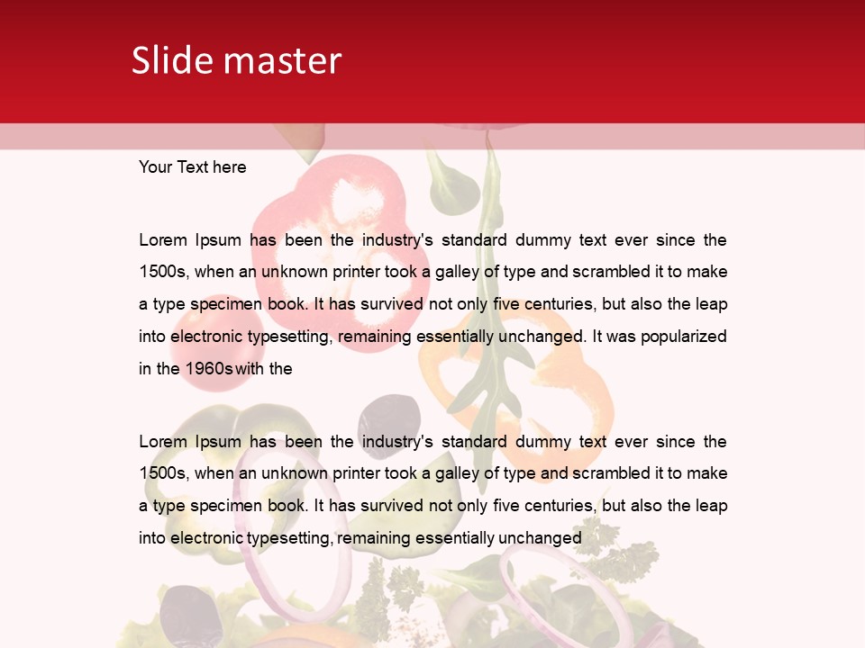 Healthy Fit White PowerPoint Template