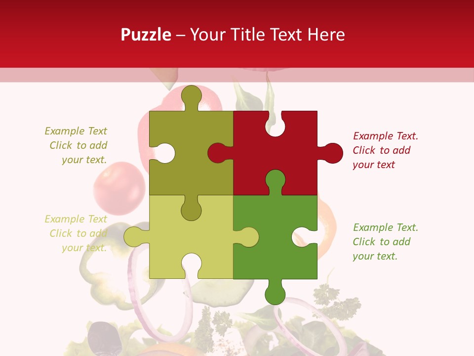 Healthy Fit White PowerPoint Template