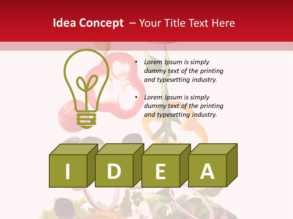 Healthy Fit White PowerPoint Template