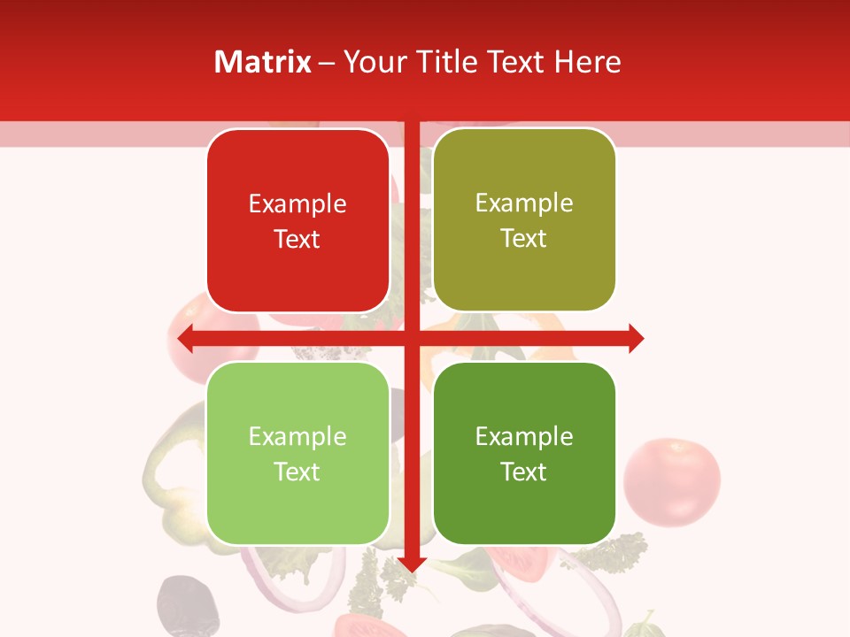 Eat Vegetable Fresh PowerPoint Template