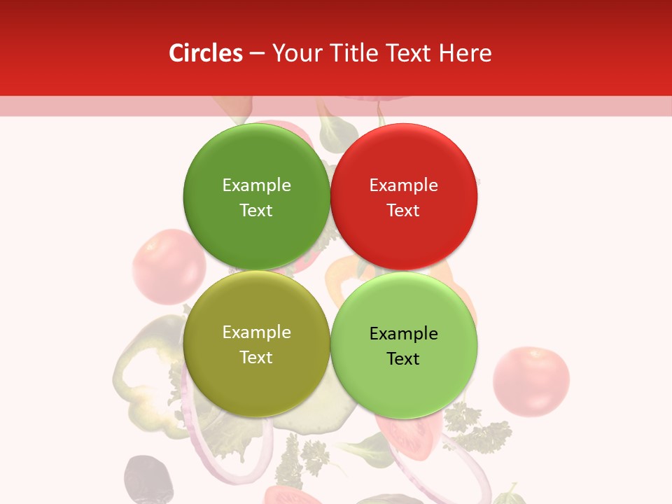 Eat Vegetable Fresh PowerPoint Template