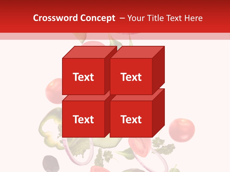 Eat Vegetable Fresh PowerPoint Template