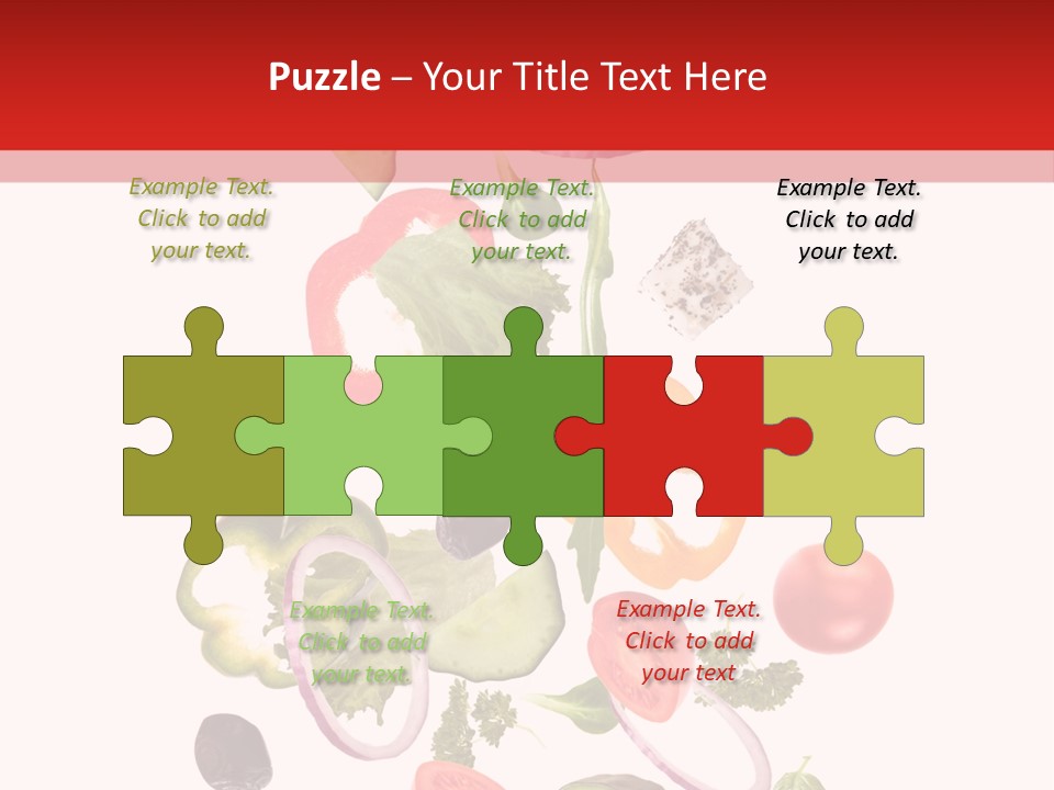 Eat Vegetable Fresh PowerPoint Template