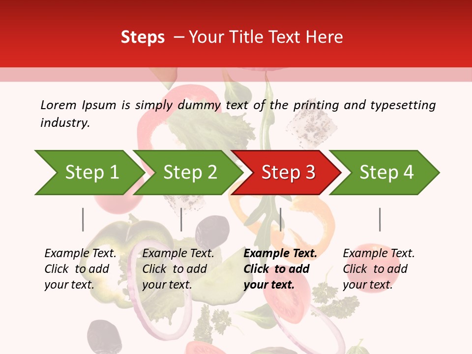 Eat Vegetable Fresh PowerPoint Template