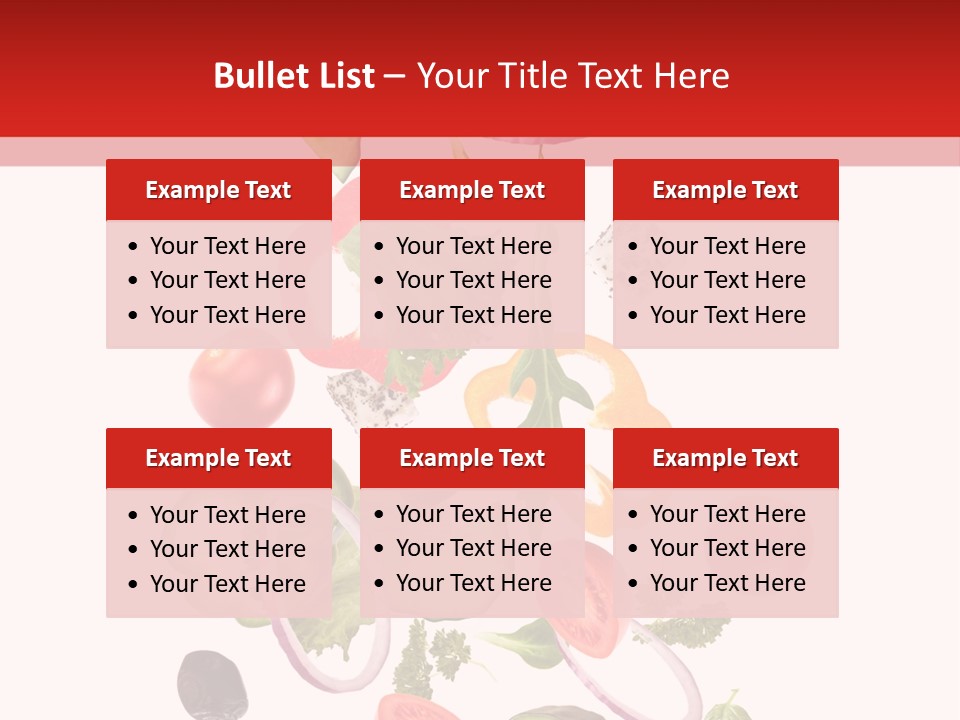 Eat Vegetable Fresh PowerPoint Template