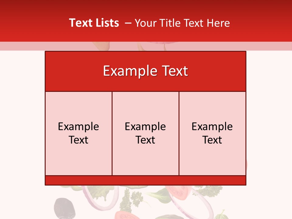 Eat Vegetable Fresh PowerPoint Template