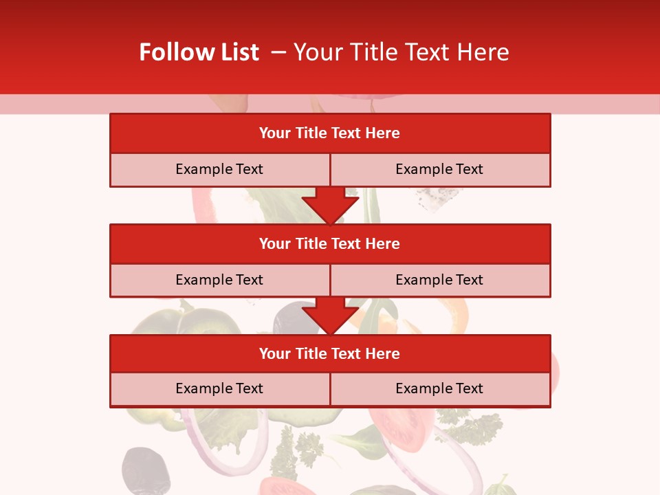 Eat Vegetable Fresh PowerPoint Template
